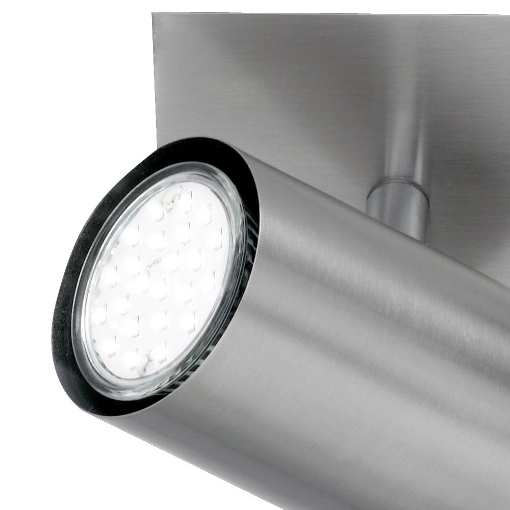 Ceiling spot Series 8024 3-light nickel matt Trio 4017807231373