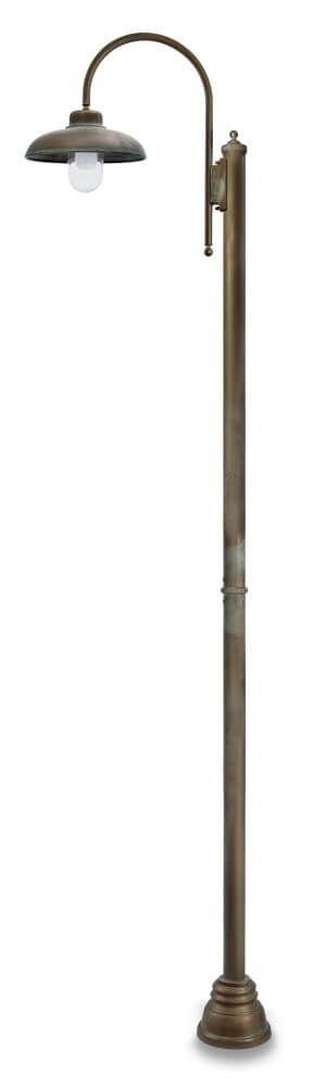 Floor lamp Samoa M - aged brass