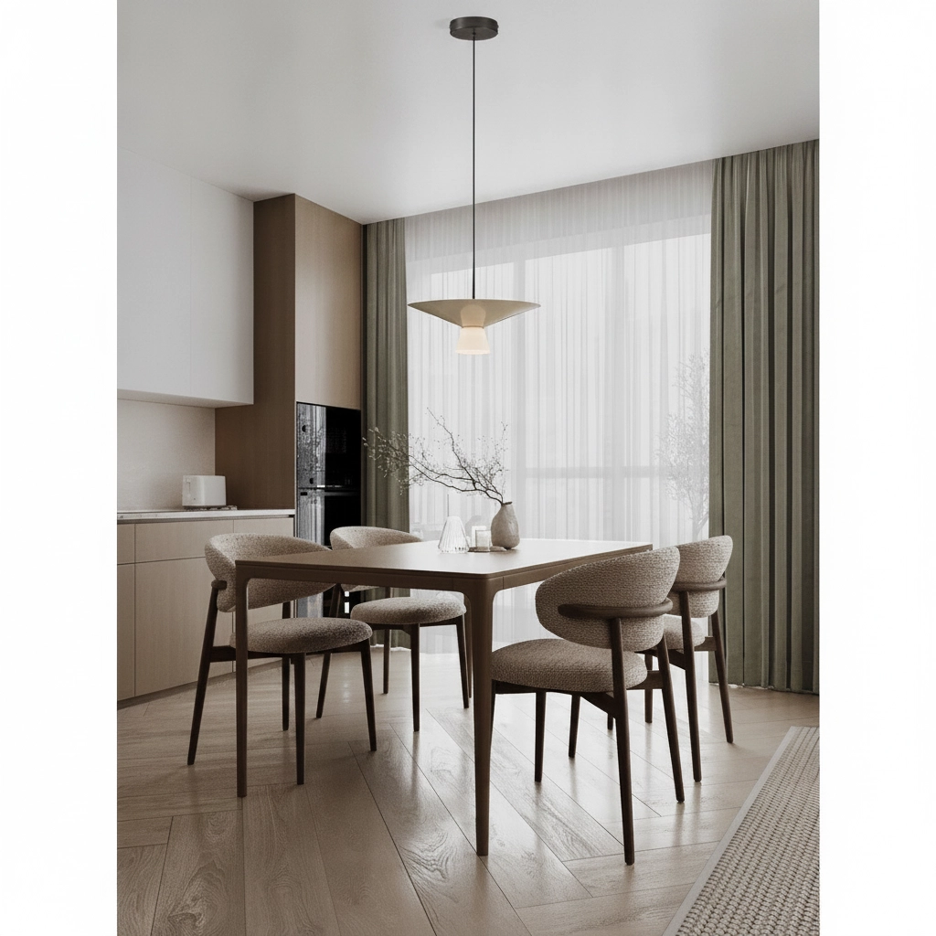 Design pendant lamp Baris white with grey Ø 38cm