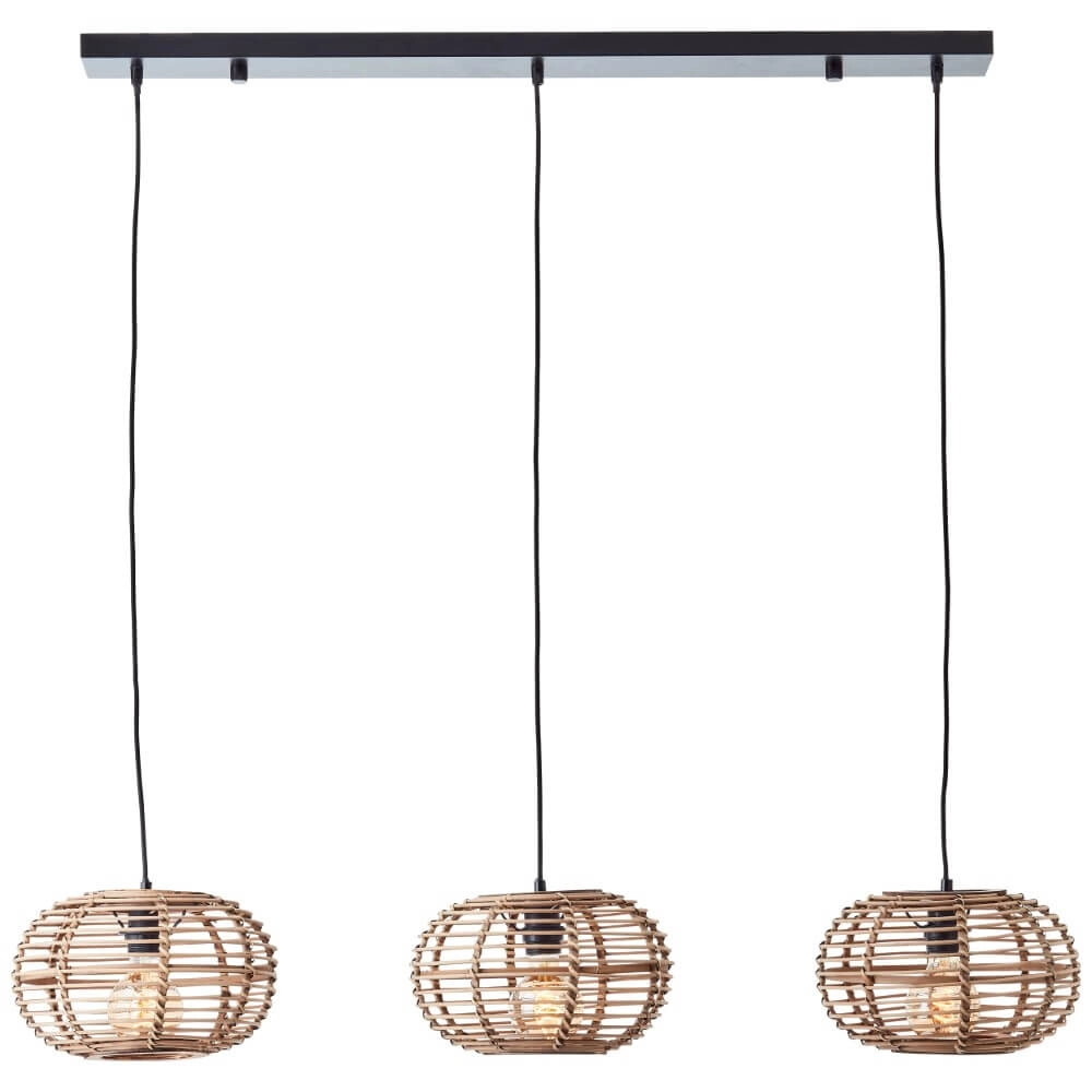 Rattan dining table hanging lamp Woodball