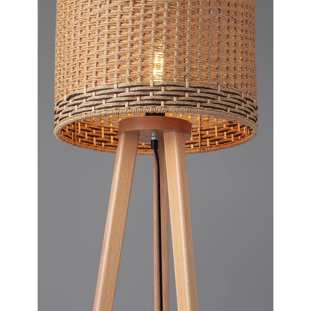 Floor lamp Plette Rattan Lyora 5212017453006