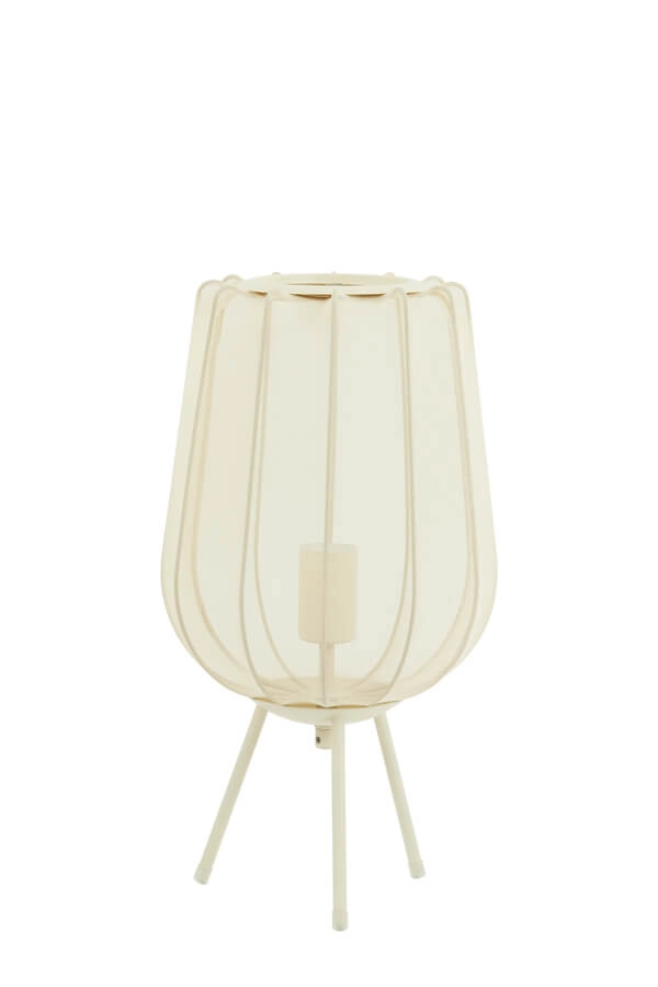 Japandi table lamp Plumeria cream Ø 25cm Light & Living 8717807651336