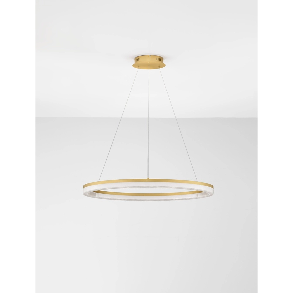 Golden pendant lamp Luana 1-light Lyora 5212017479693