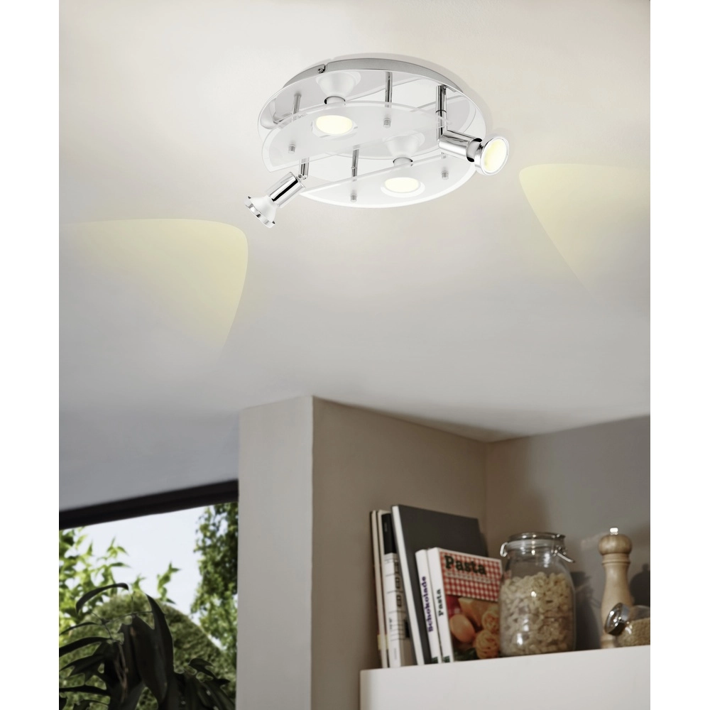 Ceiling lamp Cabo-C round chrome Eglo 9002759753818