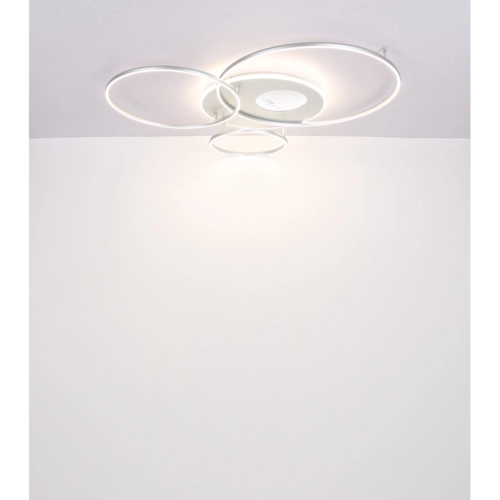 Ceiling lamp Invertina silver grey 126cm Globo 9007371450015