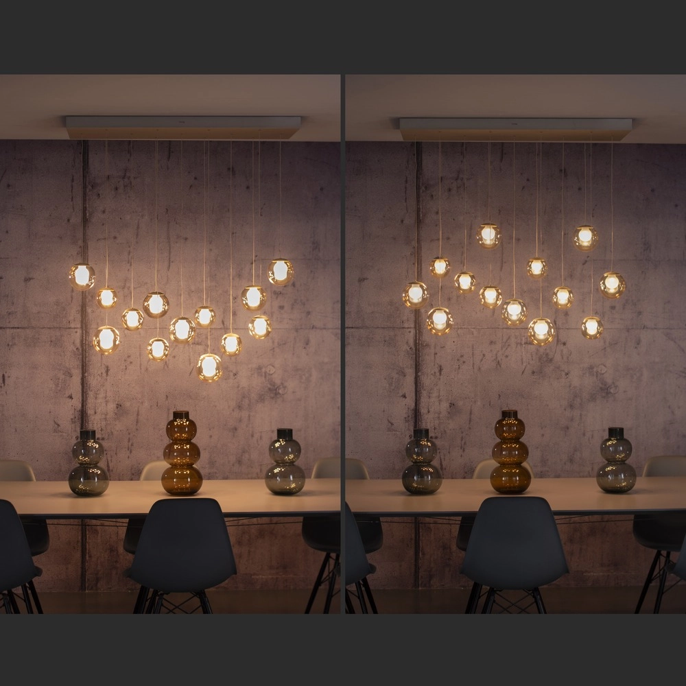 13-light pendant lamp Pure Popup Bronce Paul Neuhaus 4012248398319