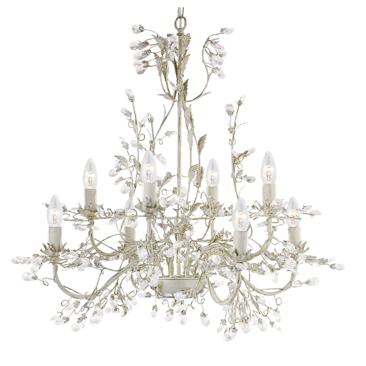 Classic chandelier Almandite 8-lights Ø 74cm