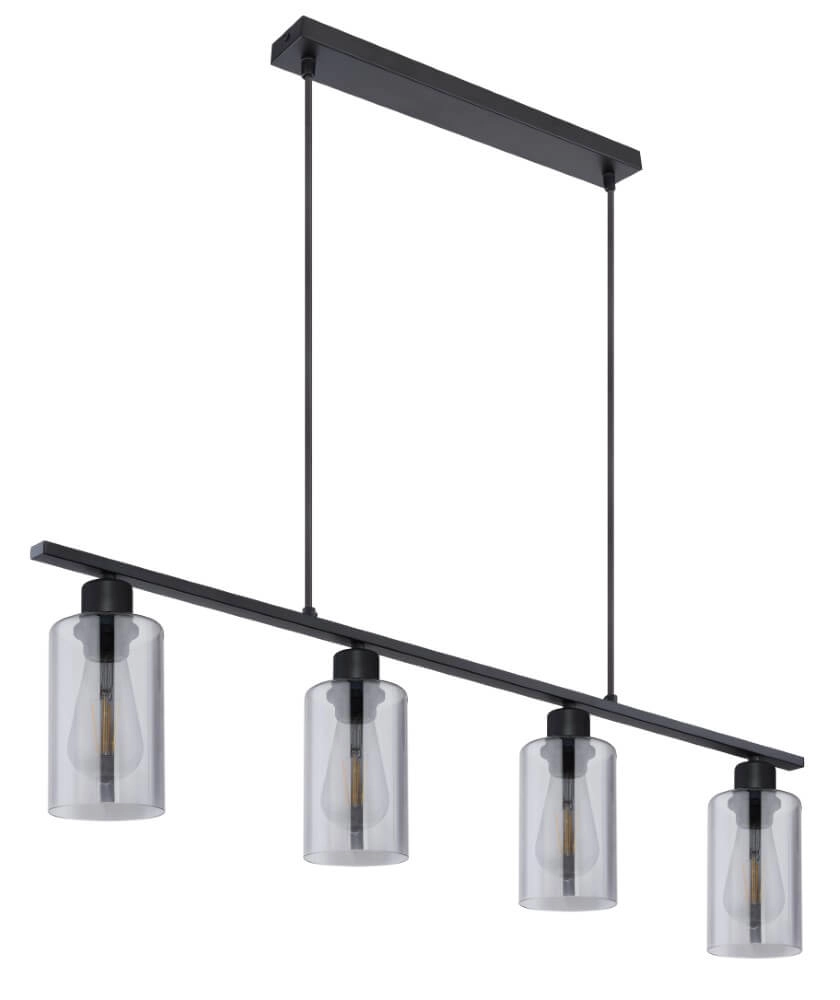 Pendant lamp Hadera with smoke glass Globo 9007371411849