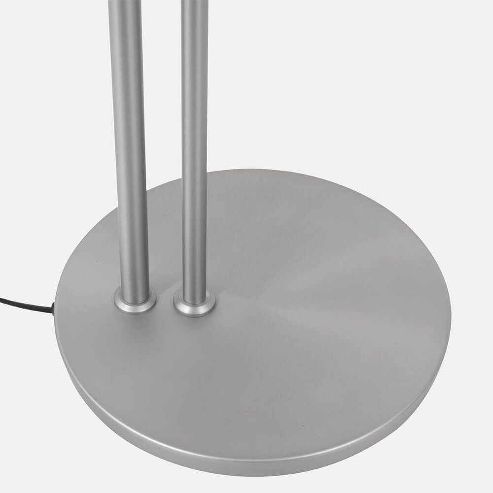 LED reading lamp 2-light Turound 40w - 2200-4000K - 187cm stainless steel clear glass Steinhauer 8712746134797