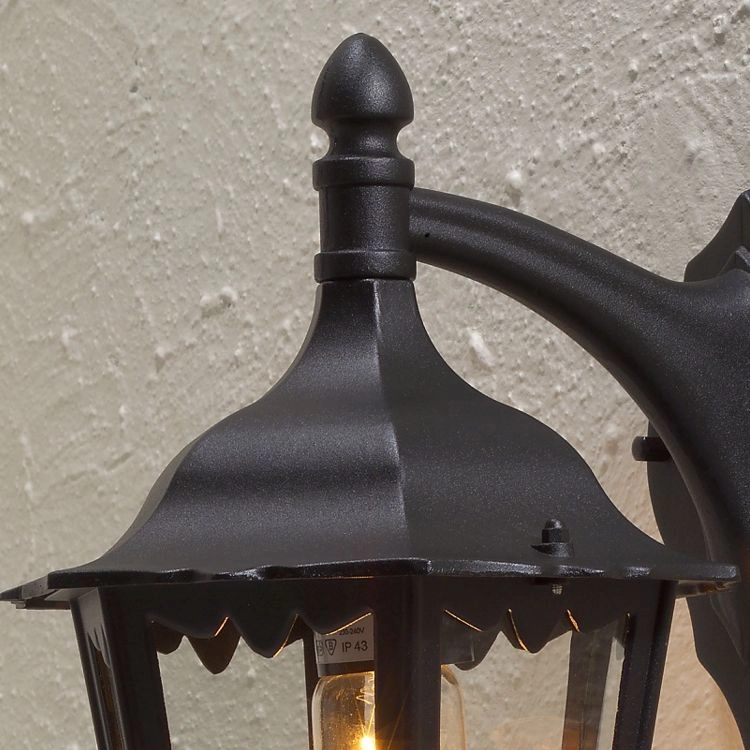 Classic wall lamp Firenze Down black KonstSmide 7318307212754