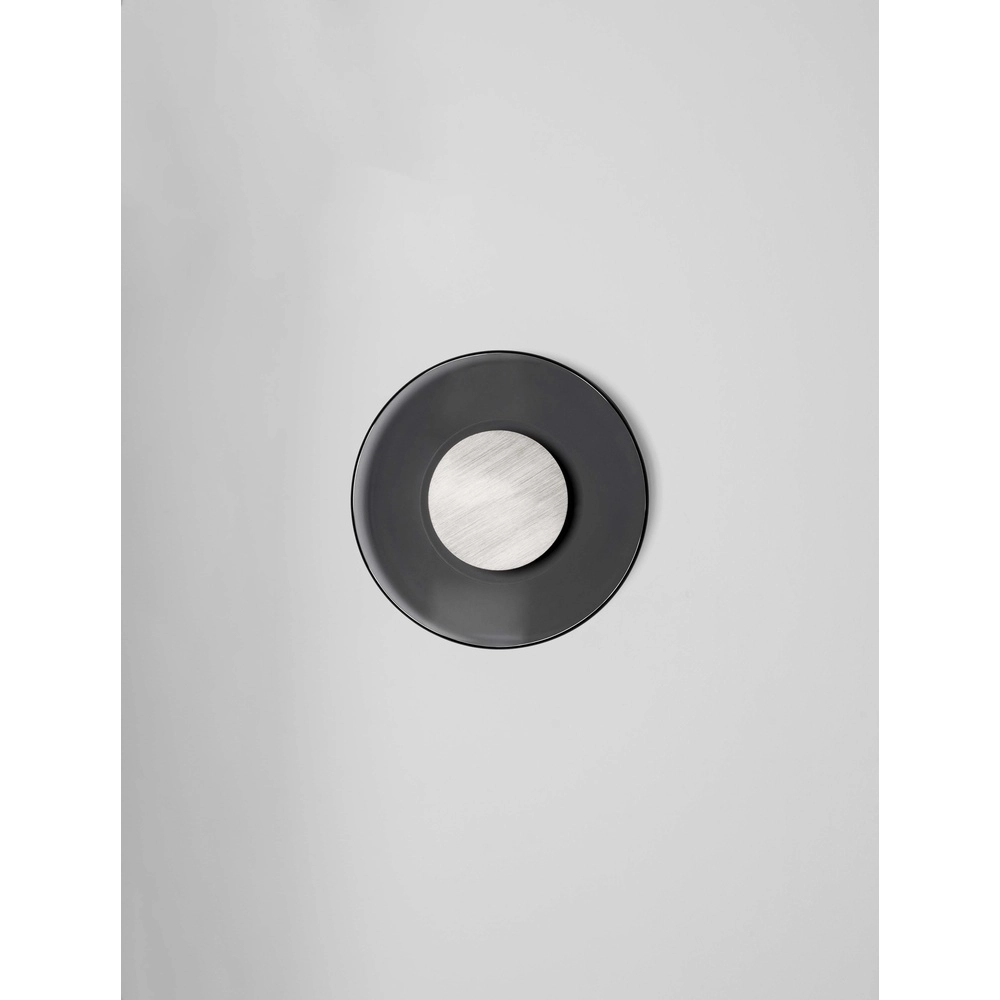 Wall lamp Esti smoke glass Ø 32cm Lyora 5212017461865
