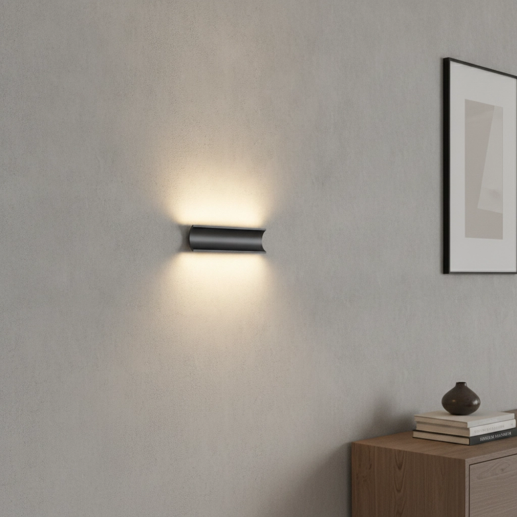 Indirect wall lamp Malibu Up-down - black