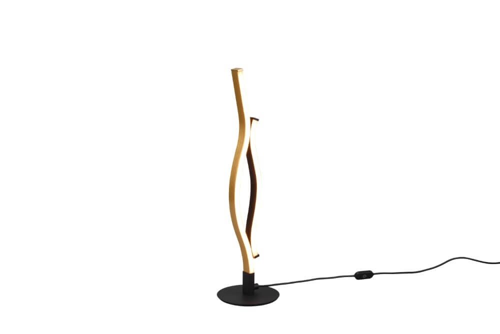 Table lamp Blaze black with gold Trio 4017807540253