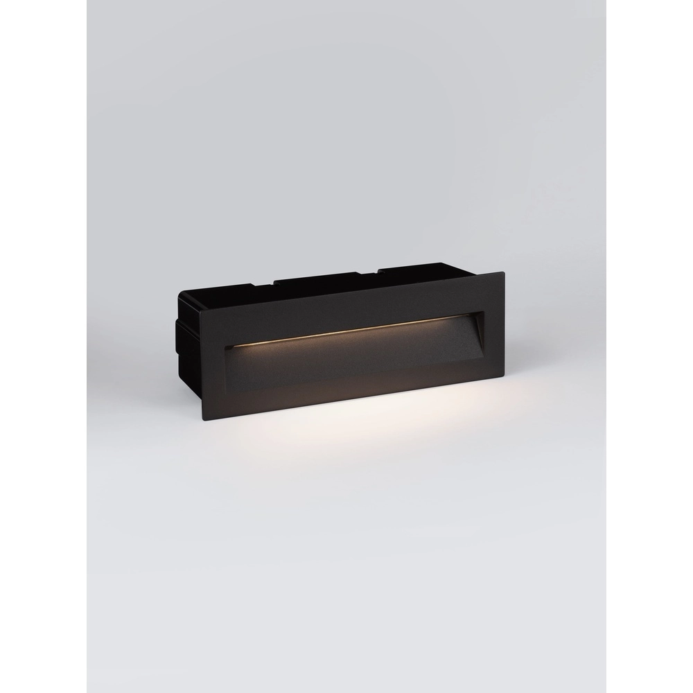 Recessed wall lamp Drat Black Lyora 5212017498021