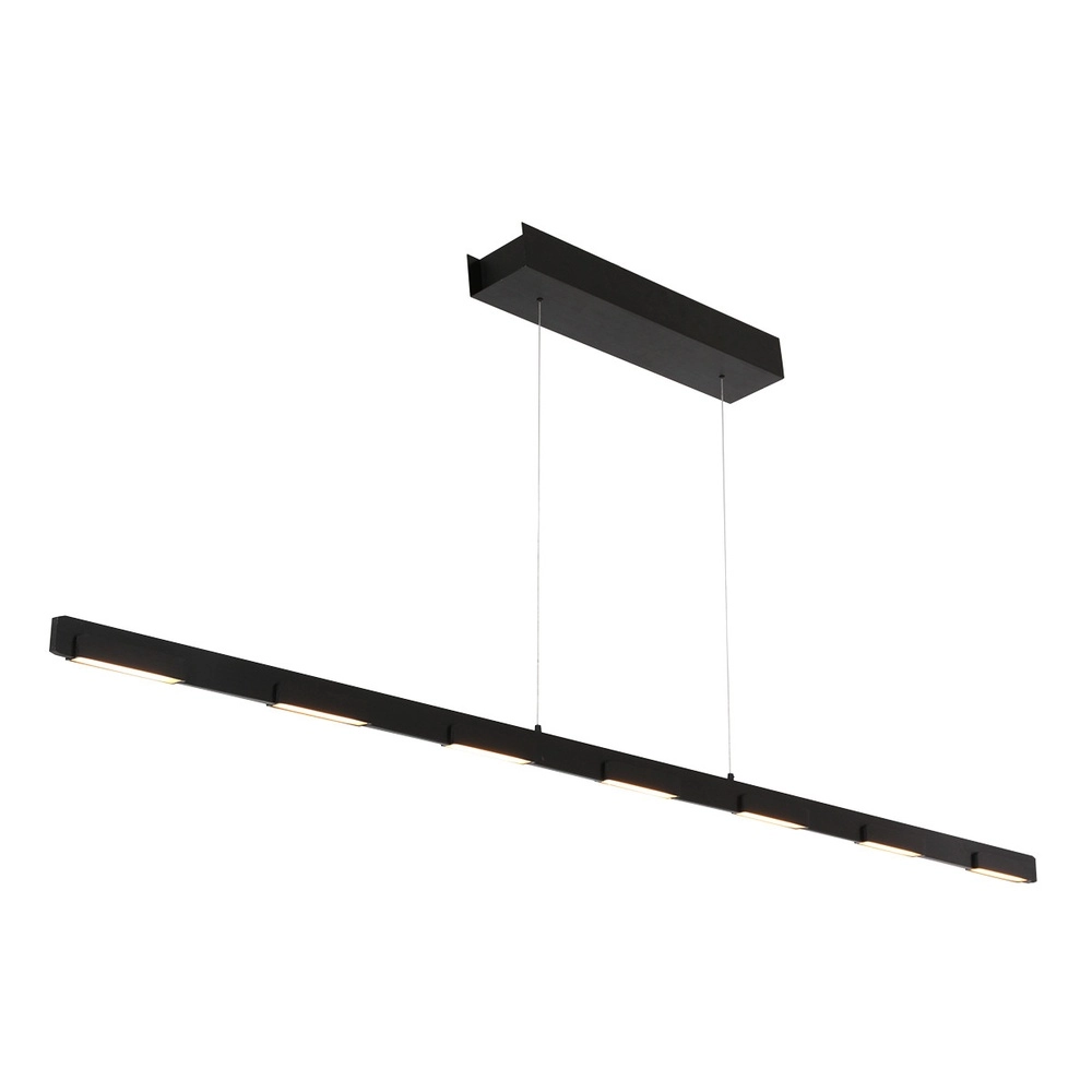 Sleek pendant lamp Bloc black Steinhauer 8712746148275