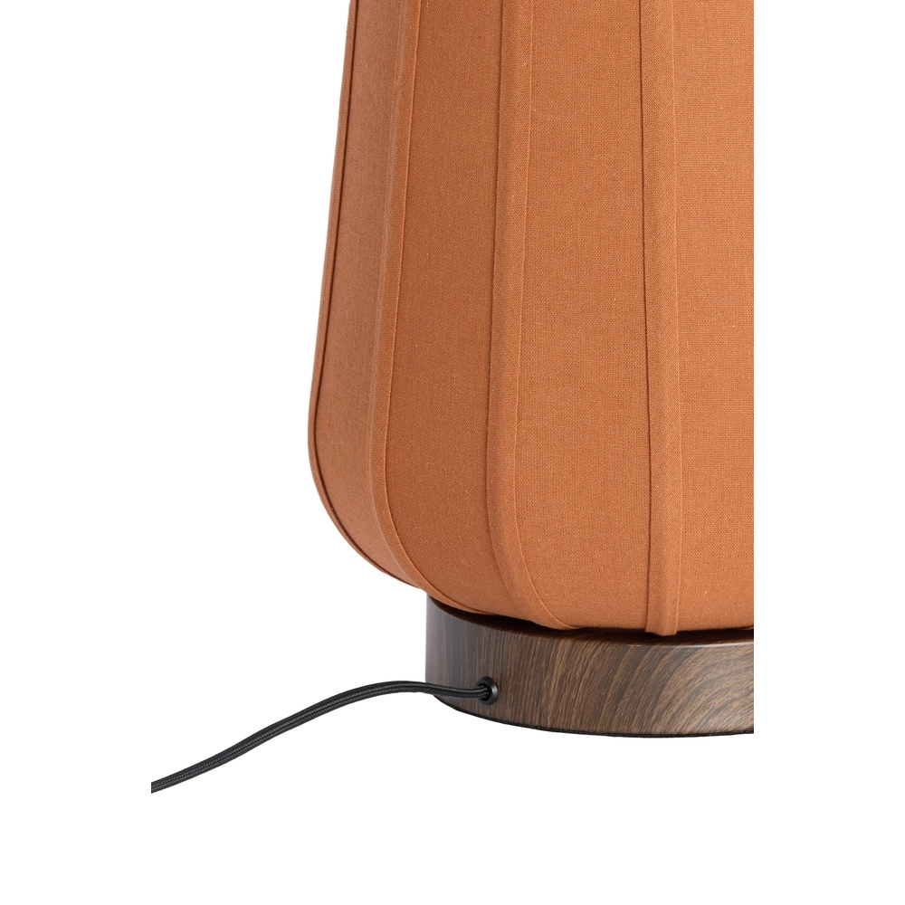 Bedside Lamp Bibury Ø 20cm - terracotta linen Light & Living 8717807794224