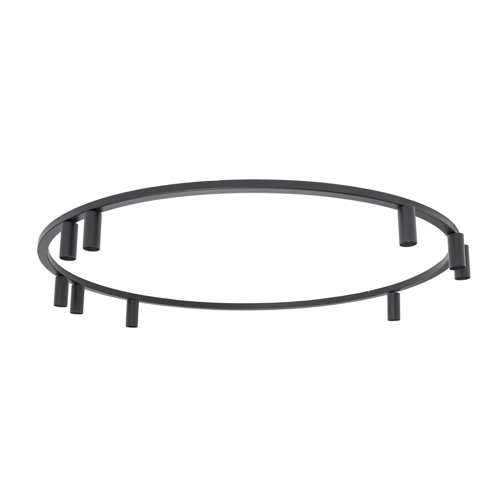 Circle surface-mounted spotlights Fourty 9x GU10 - black