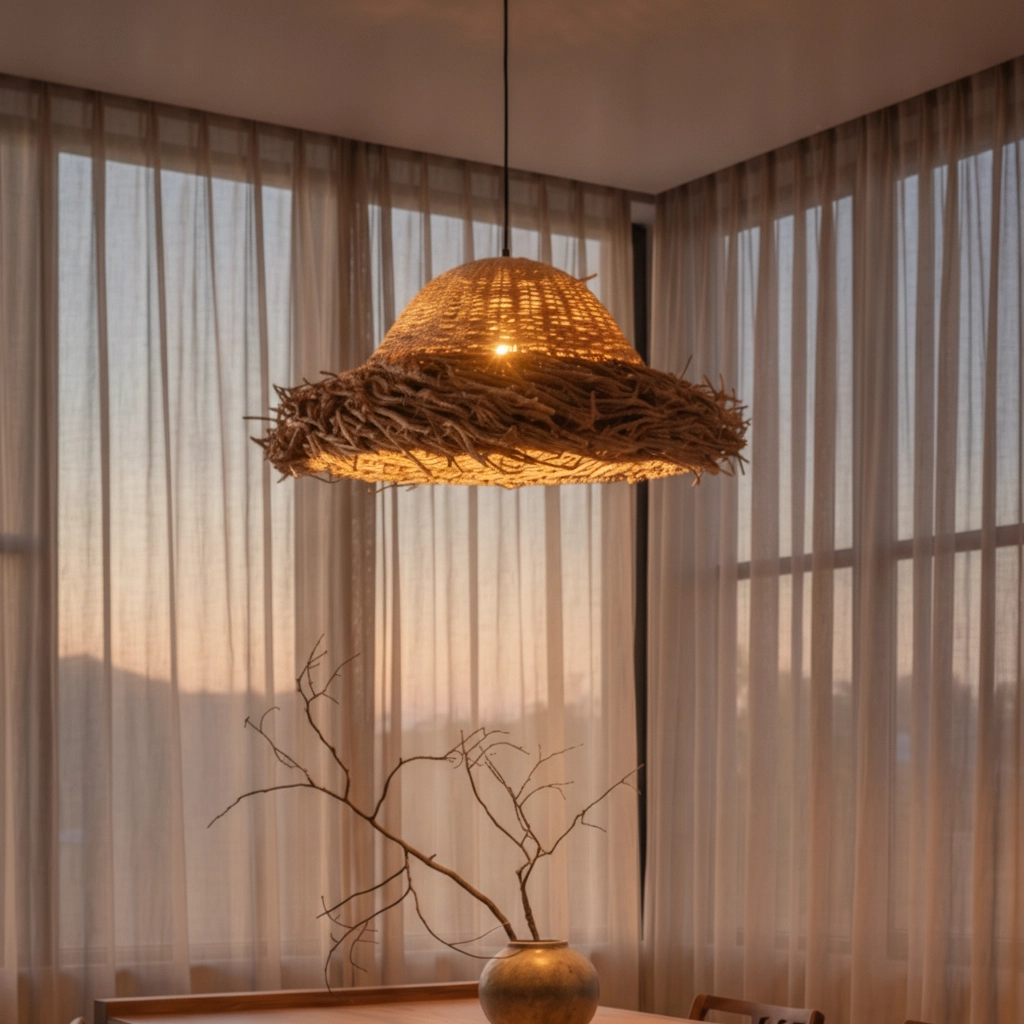 Natural pendant lamp Natu Ø 65cm