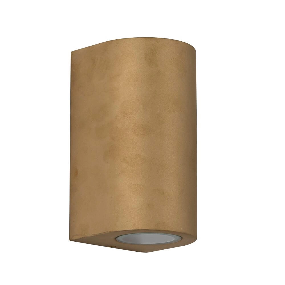 Brass up & downlighter Noa