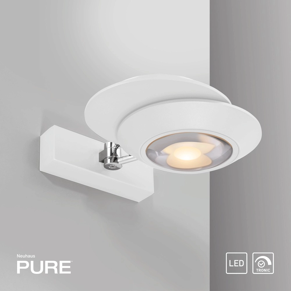 2L led wall light Pure Oculis white Paul Neuhaus 4012248397015