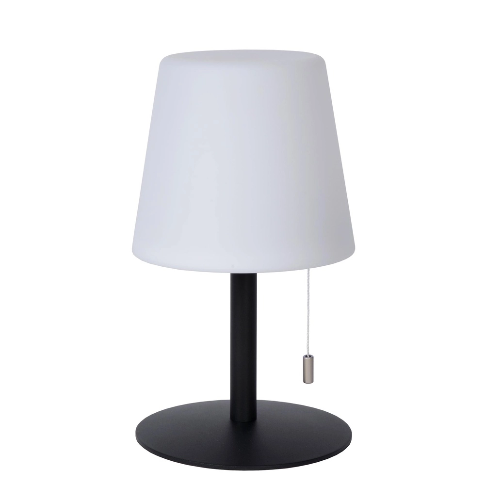 Rechargeable table lamp Rio black and white