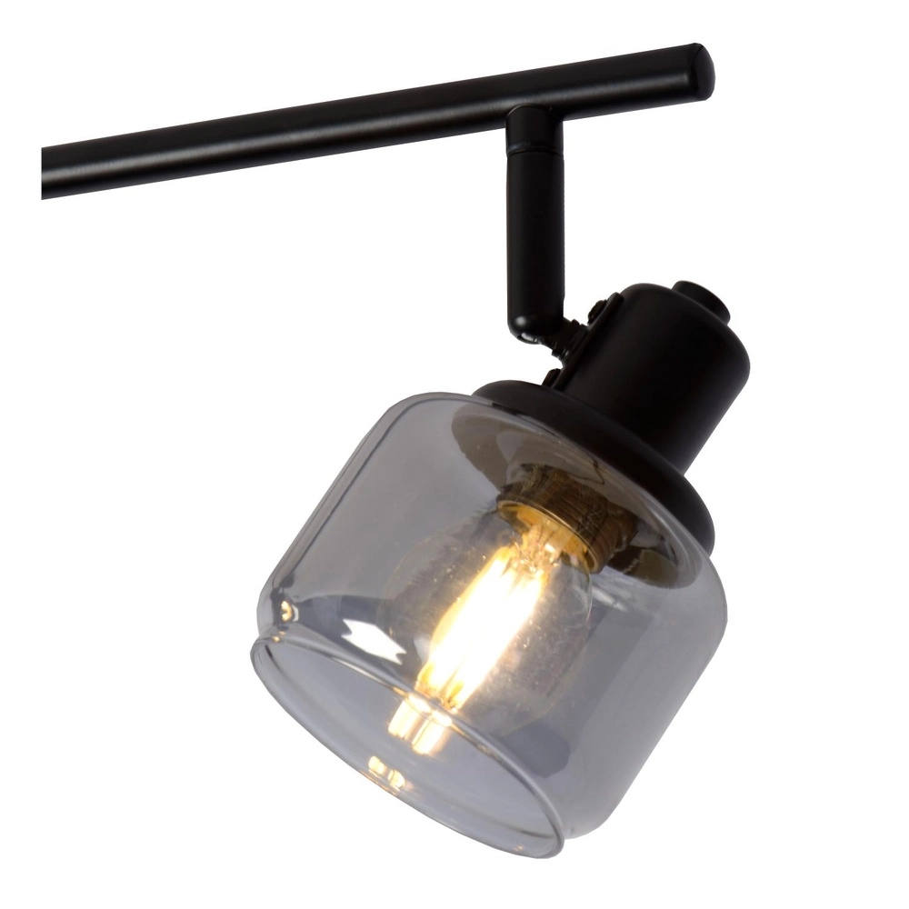 Ceiling lamp Bjorn 4-light black Lucide 5411212771254