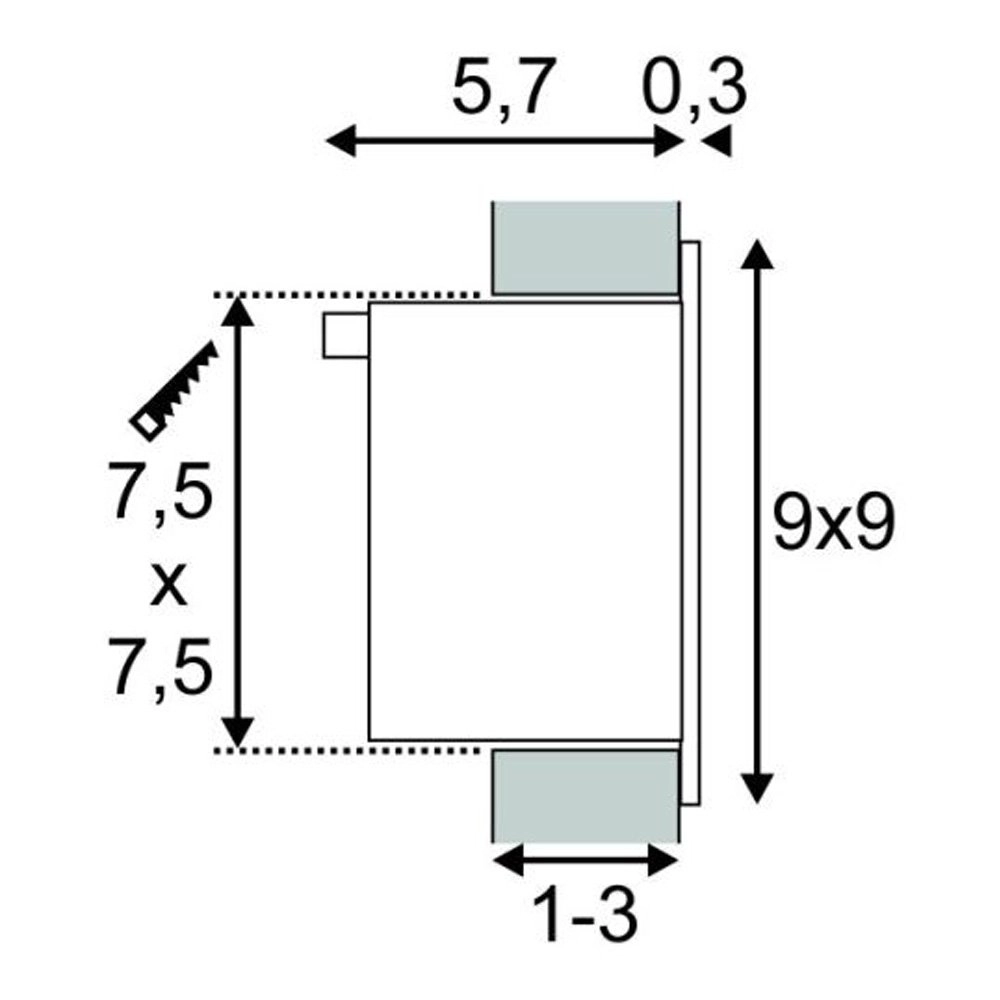 Ceiling lamp Frame Basic SLV 4024163112062
