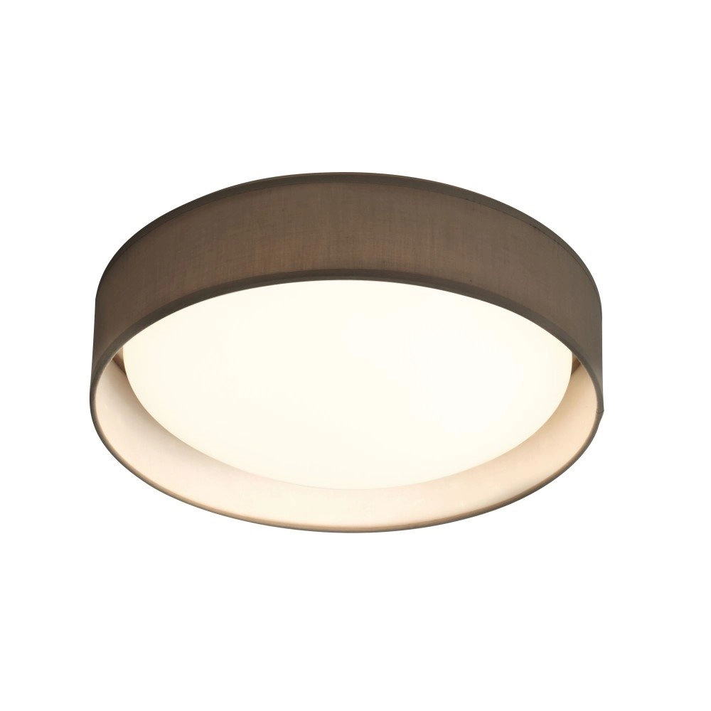 Grey ceiling lamp Gianna Ø 37cm