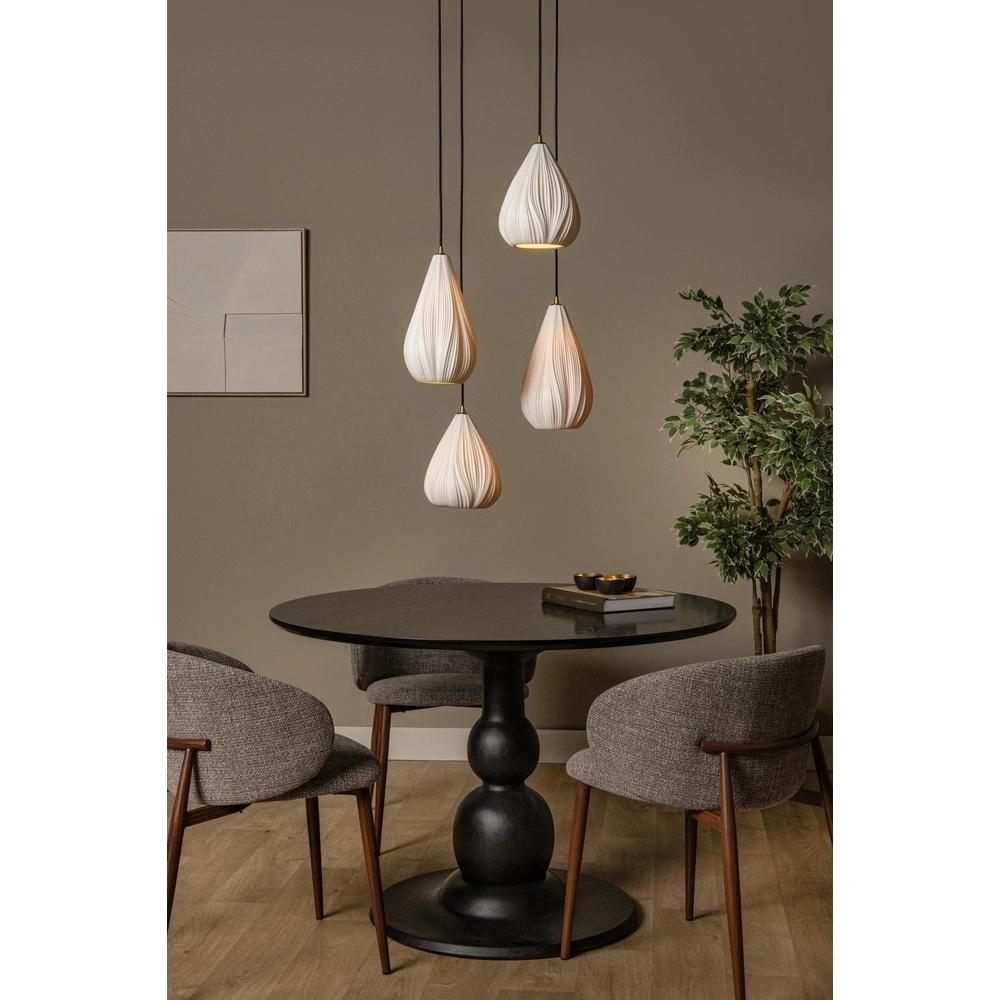 Design pendant lamp Cinzia white Ø 55,5cm Lucide 5411212135001
