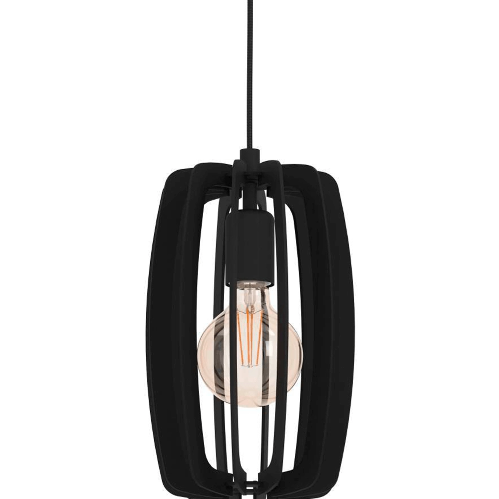 Dining room hanging lamp Bajazzara black Eglo 9008606244355