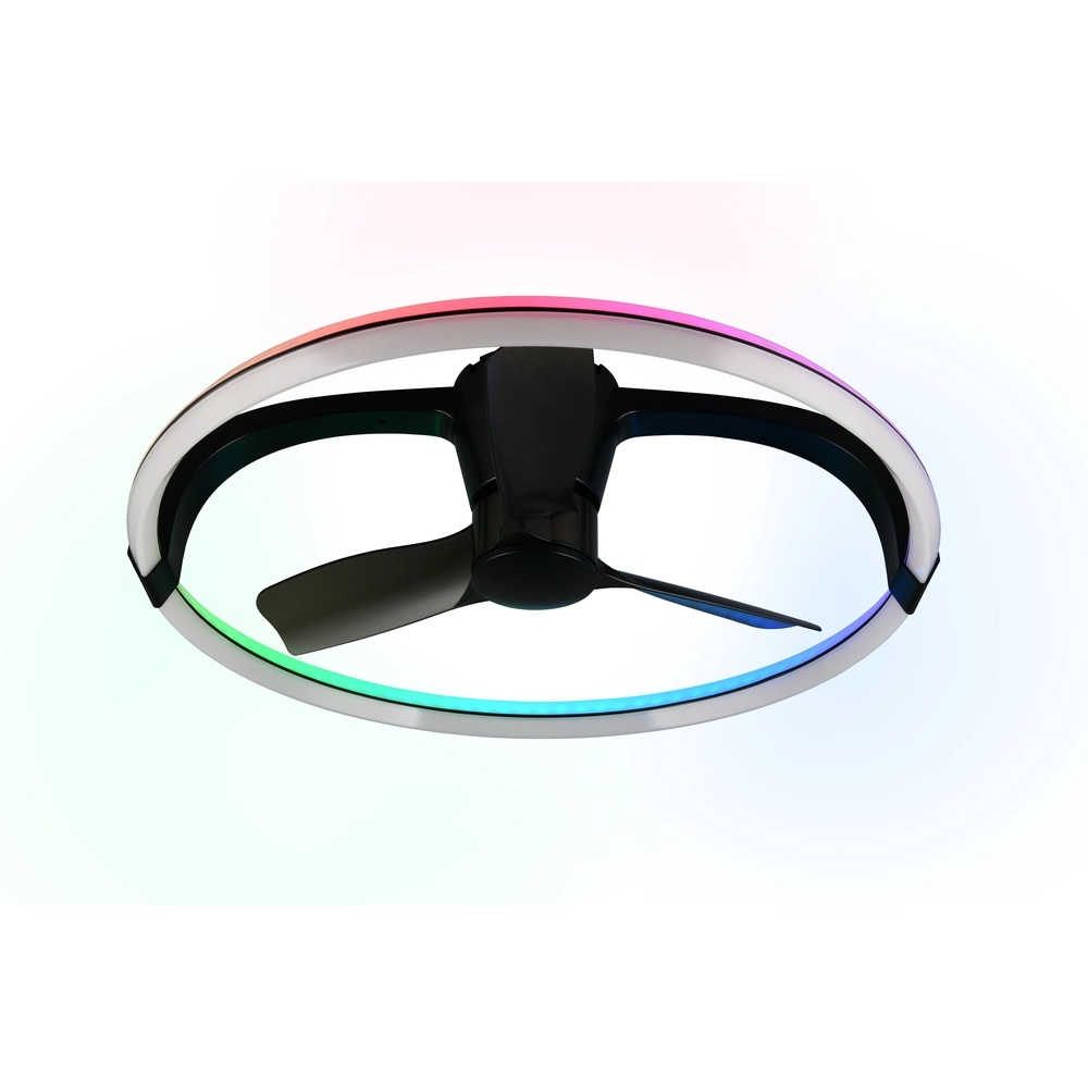 Smarthome fan Stockholm black Ø 73,5 Tuya Trio 4017807693133