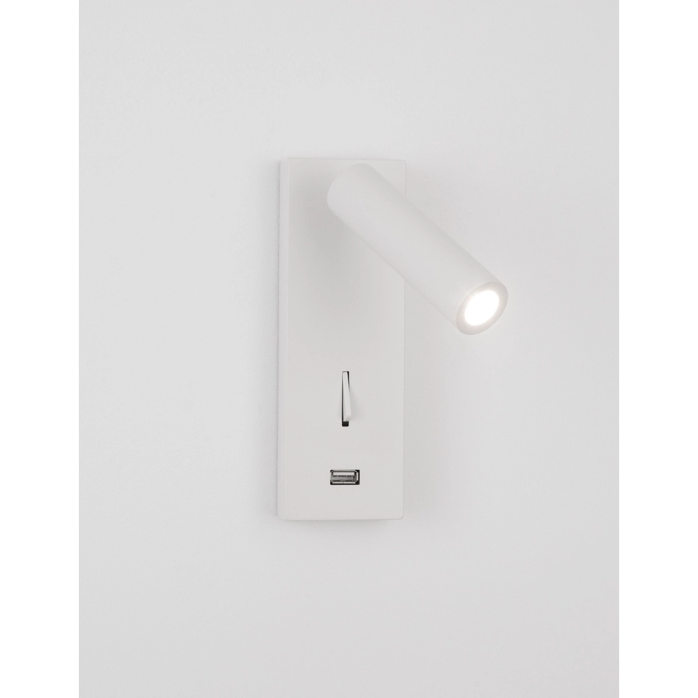 Bedside lamp Fuse White with USB Lyora 5212017423702