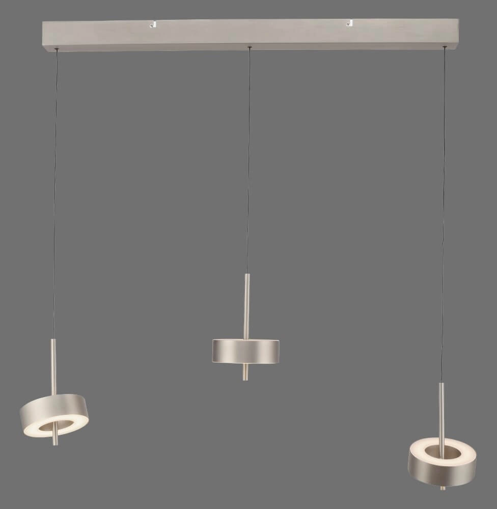 3-light pendant lamp Q-Rotate Aluminum Modern Paul Neuhaus 4012248383162