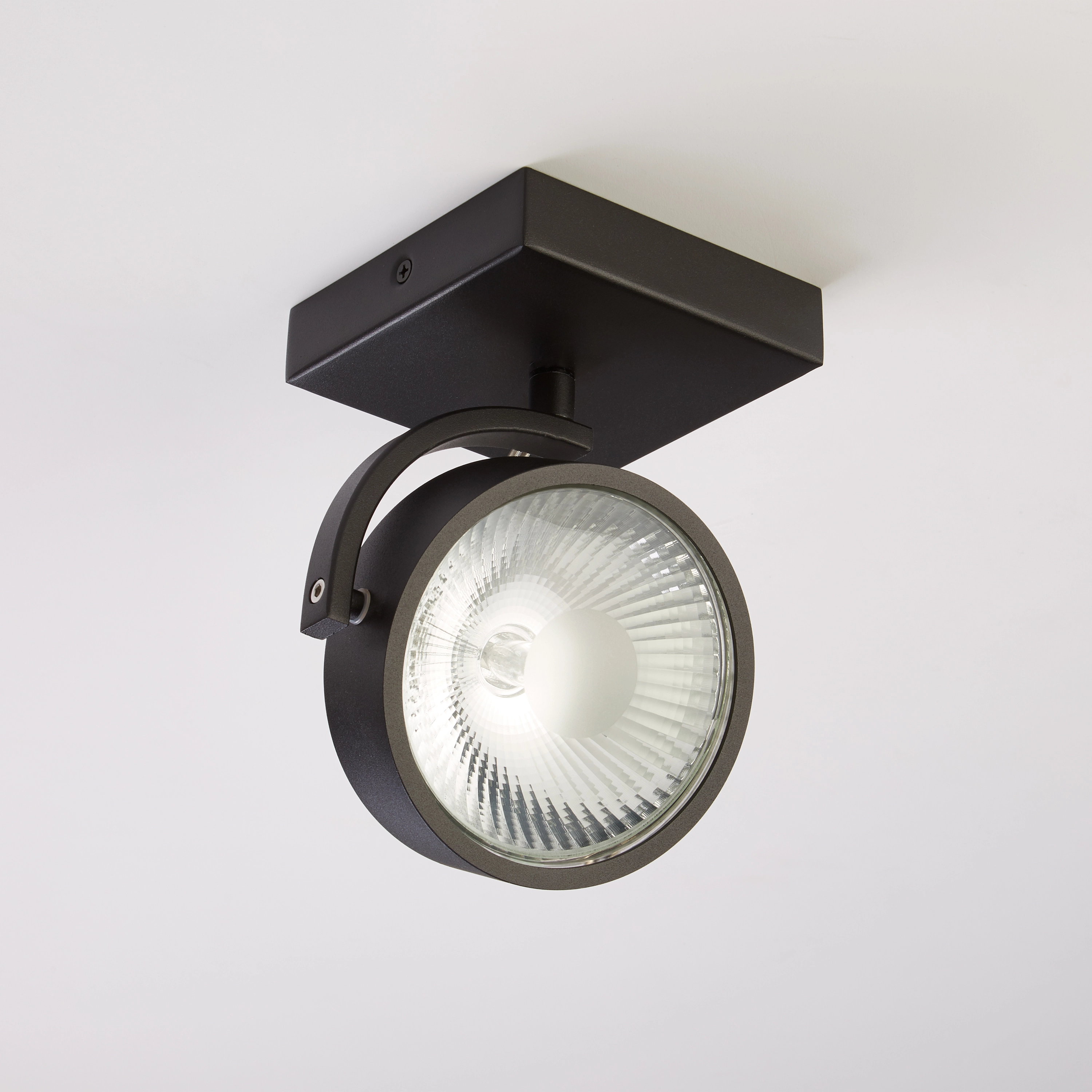 Surface-mounted spot Jupiter Industrial Black Lyora 5053423275734