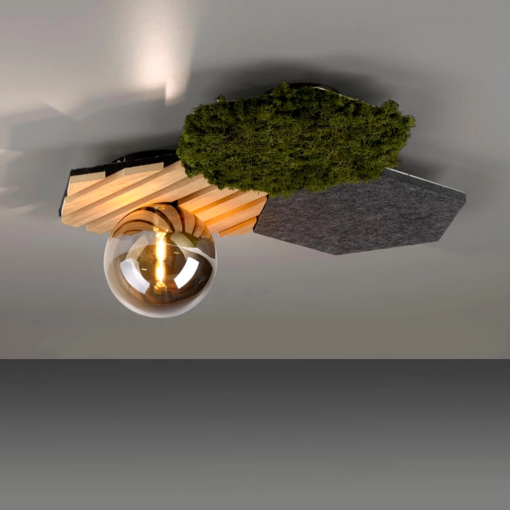 Ceiling lamp Green Hex nature Just Light 4043689004255