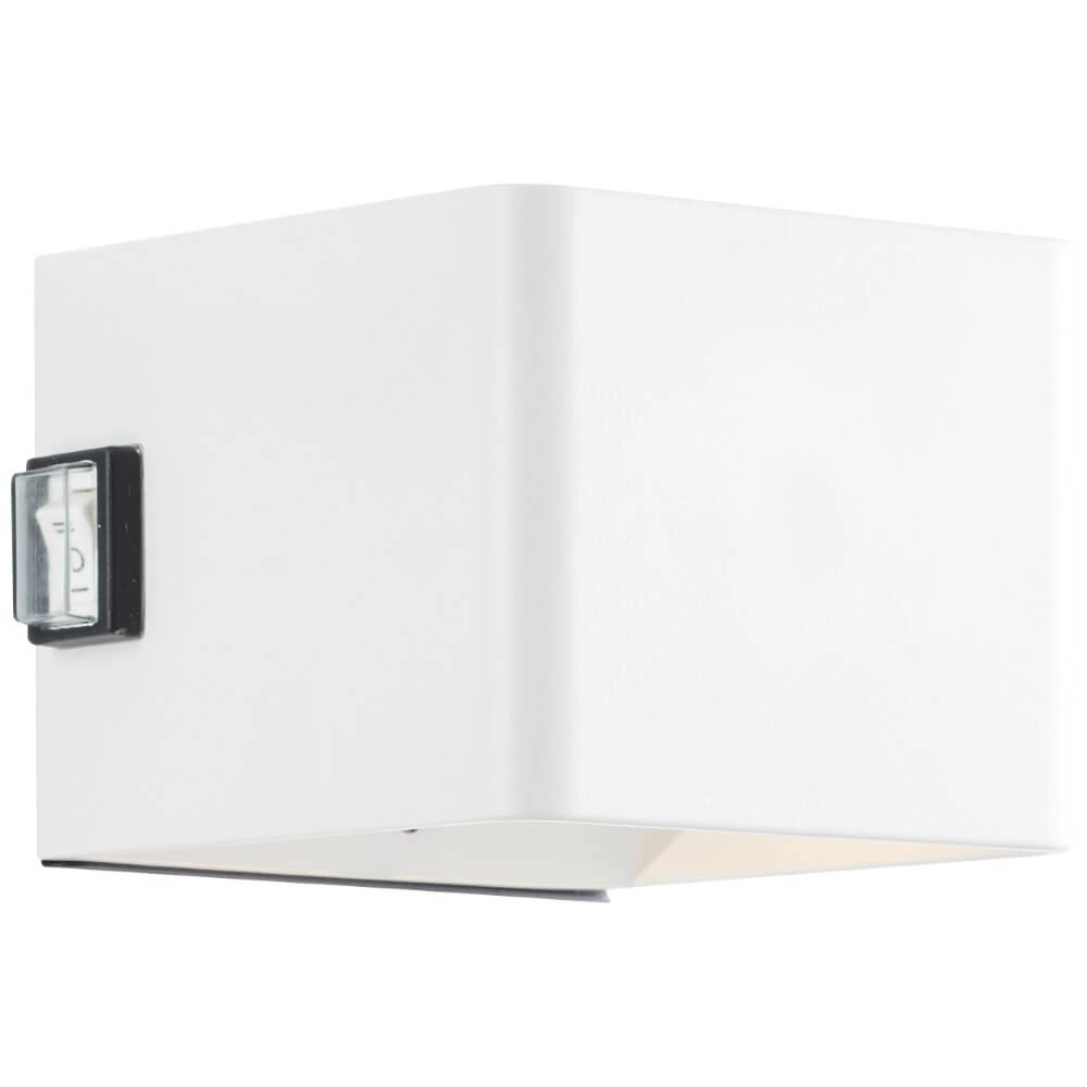 White surface-mounted spotlight Iseo rechargeable