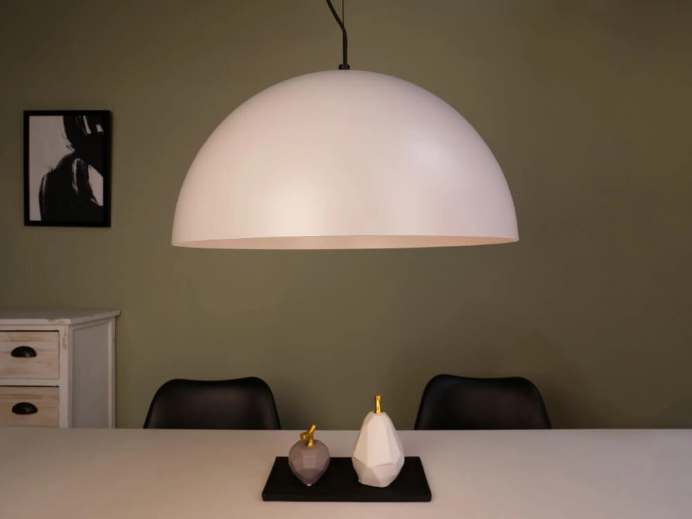 Light grey pendant lamp Gaetano 1 Ø 53.5cm Eglo 9008606274239