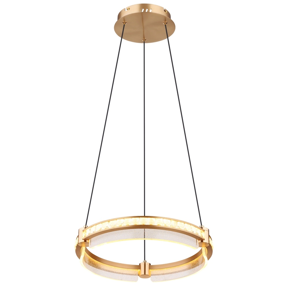 Pendant lamp Blondie Ø 40cm gold Globo 9007371449460