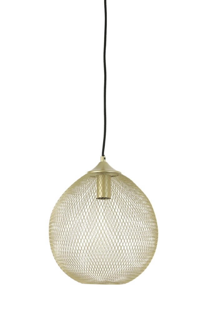 Golden pendant lamp Moroc Ø 30cm Light & Living 8717807605209