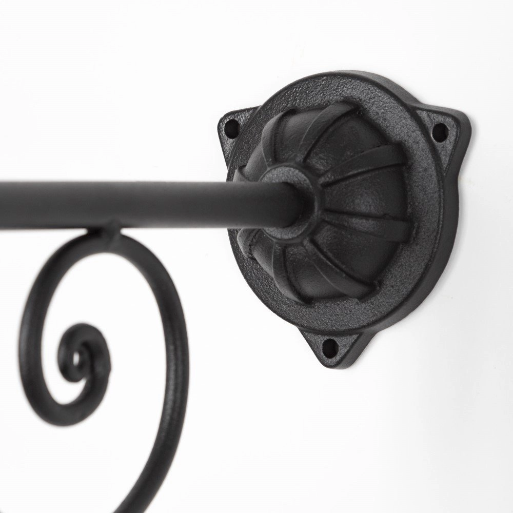 Black wall lamp Ardennes made of cast iron KS Verlichting 8714732758703