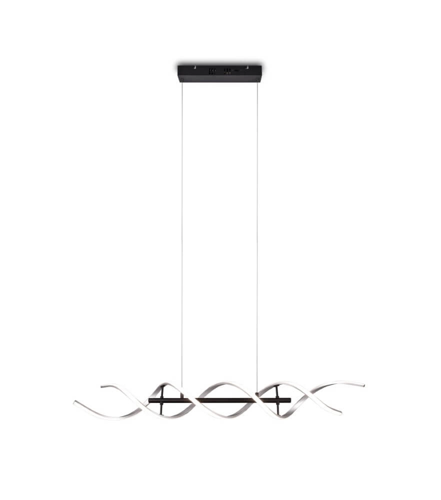 Design LED hanging lamp Sequence brushed metal Trio 4017807540710