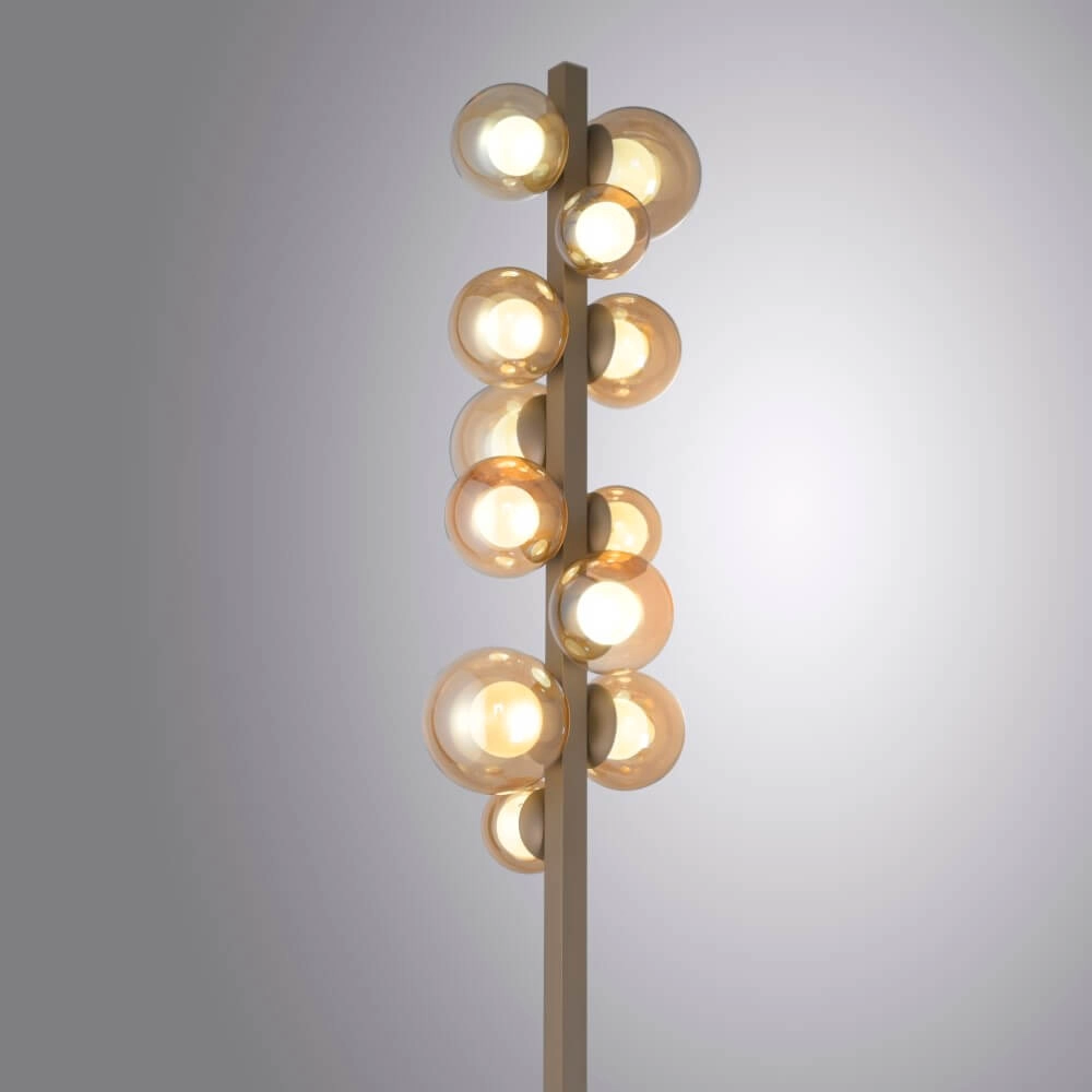 Bronze floor lamp Pure Popup design Paul Neuhaus 4012248385654