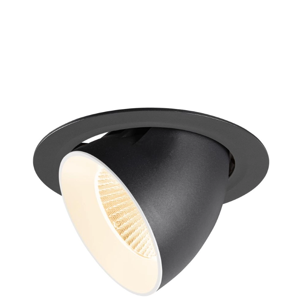 Recessed spotlight Numinos Gimble XL black/white 2700K - 20deg SLV 4024163308892