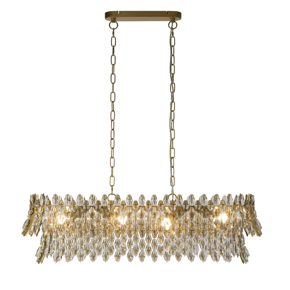 Chandelier Monarch gold 98 x 25cm