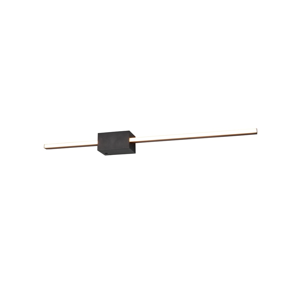 Modern wall lamp Cassino black 70.5cm Trio 4017807683226