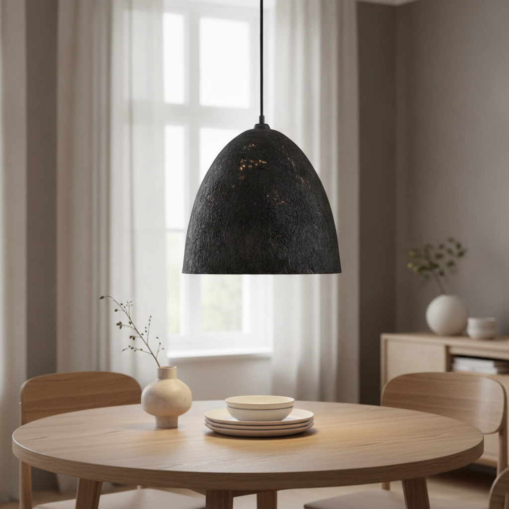 Pendant lamp Solis black Ø 36cm