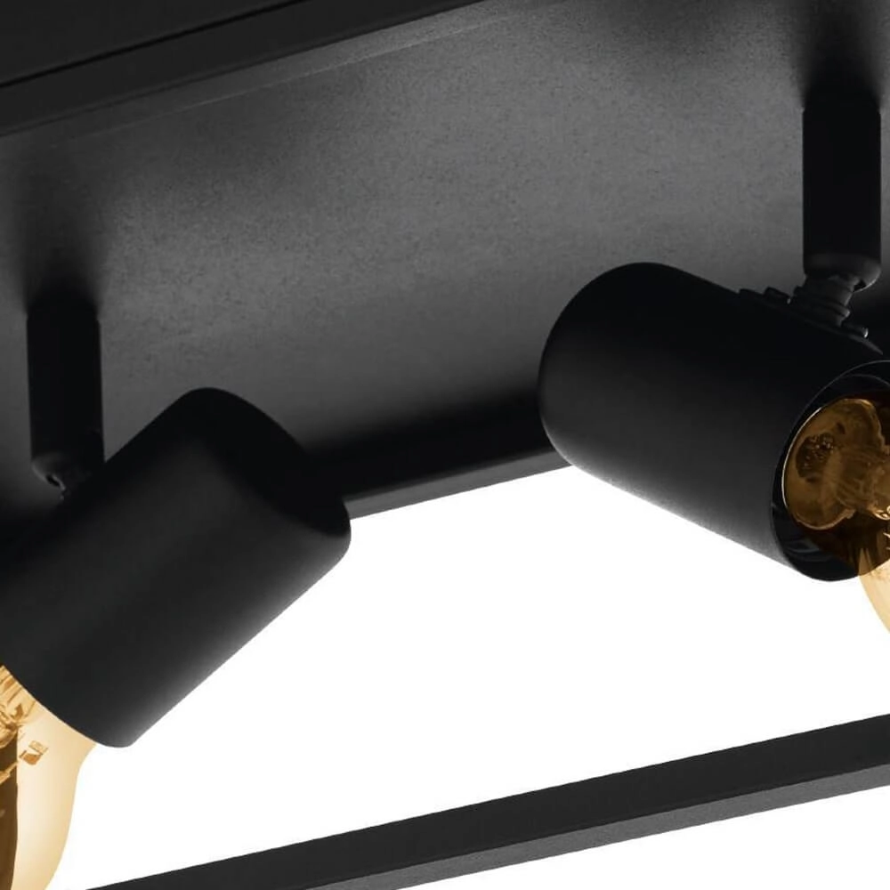 Black ceiling lamp Silentina 2-light Eglo 9002759983321