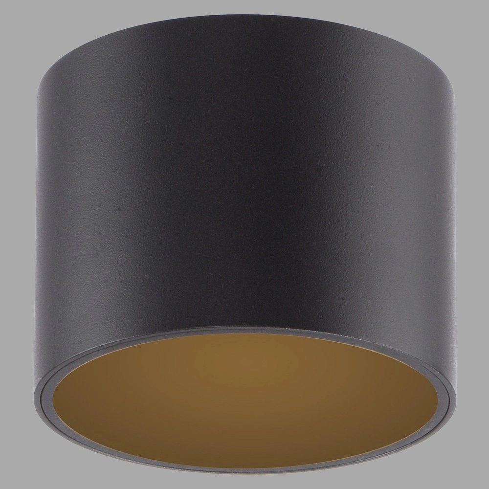 Ceiling surface-mounted spot Pure Point Ø 11cm - black pearl