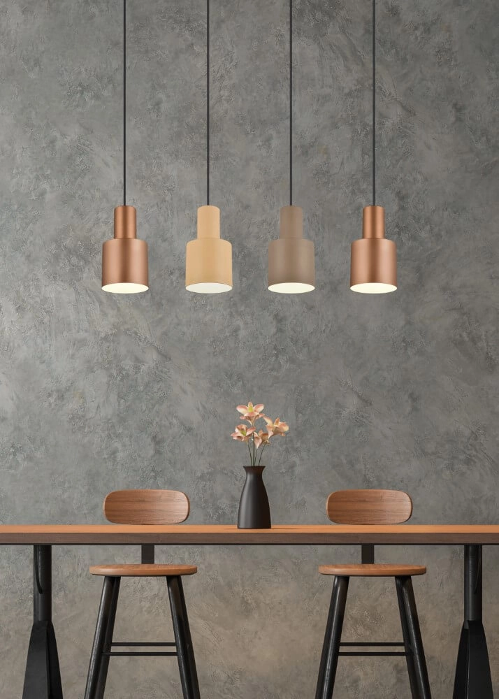 Design hanging lamp Agudo 4-light Trio 4017807574593