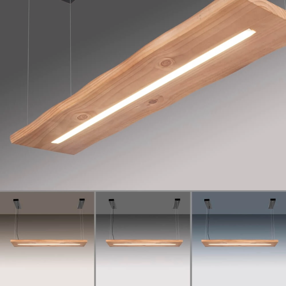 Pendant lamp Palma wood Paul Neuhaus 4012248358924